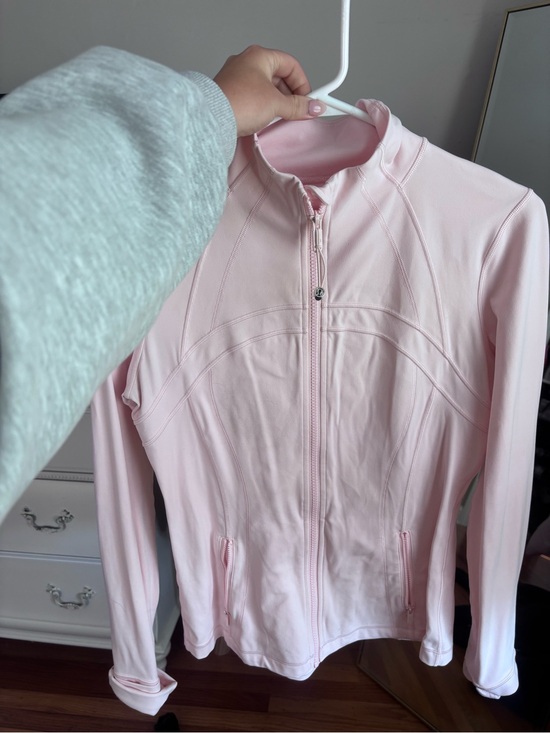 lululemon athletica Jackets & Blazers - Lulu Lemon Light Pink Full Length Align Zip-Up Jacket